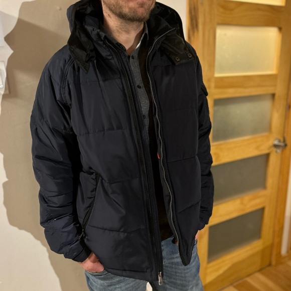 💫ESPRIT VTG Men’s Puffy Hooded Jacket - Picture 3 of 12